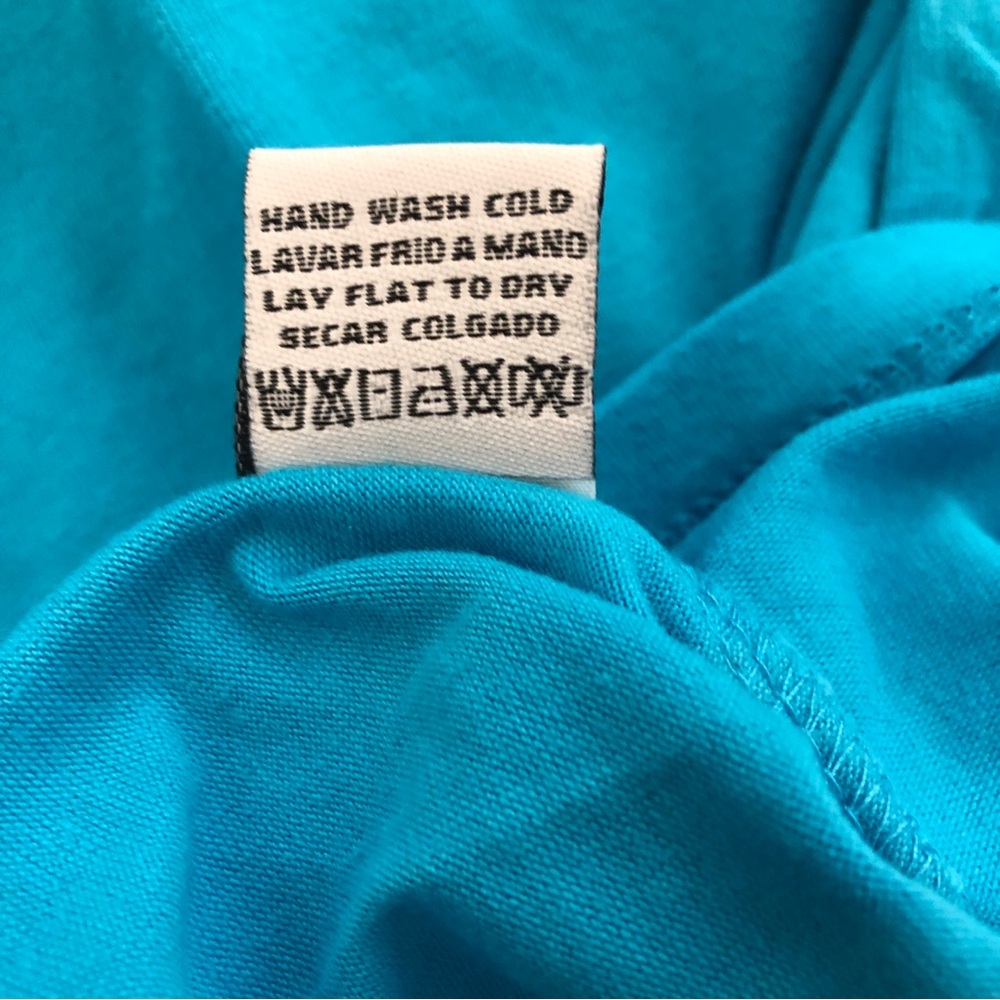 Deb Aqua Blue Strapless Tank Top size small - Picture 8 of 8